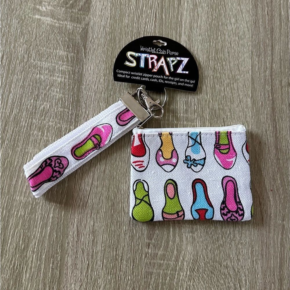 NWT … STRAPZ Wristlet Coin Purse